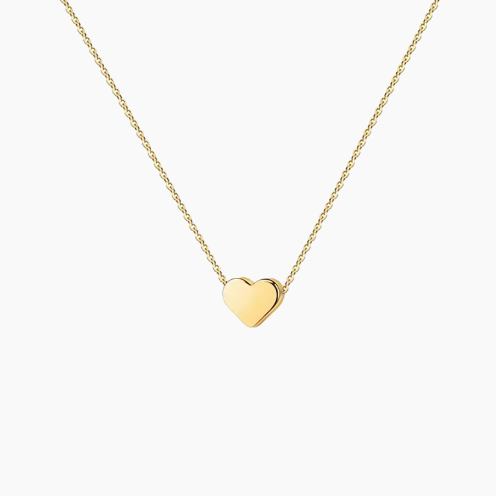 NOVELLA hjärthalsband 14K Guld & Silver