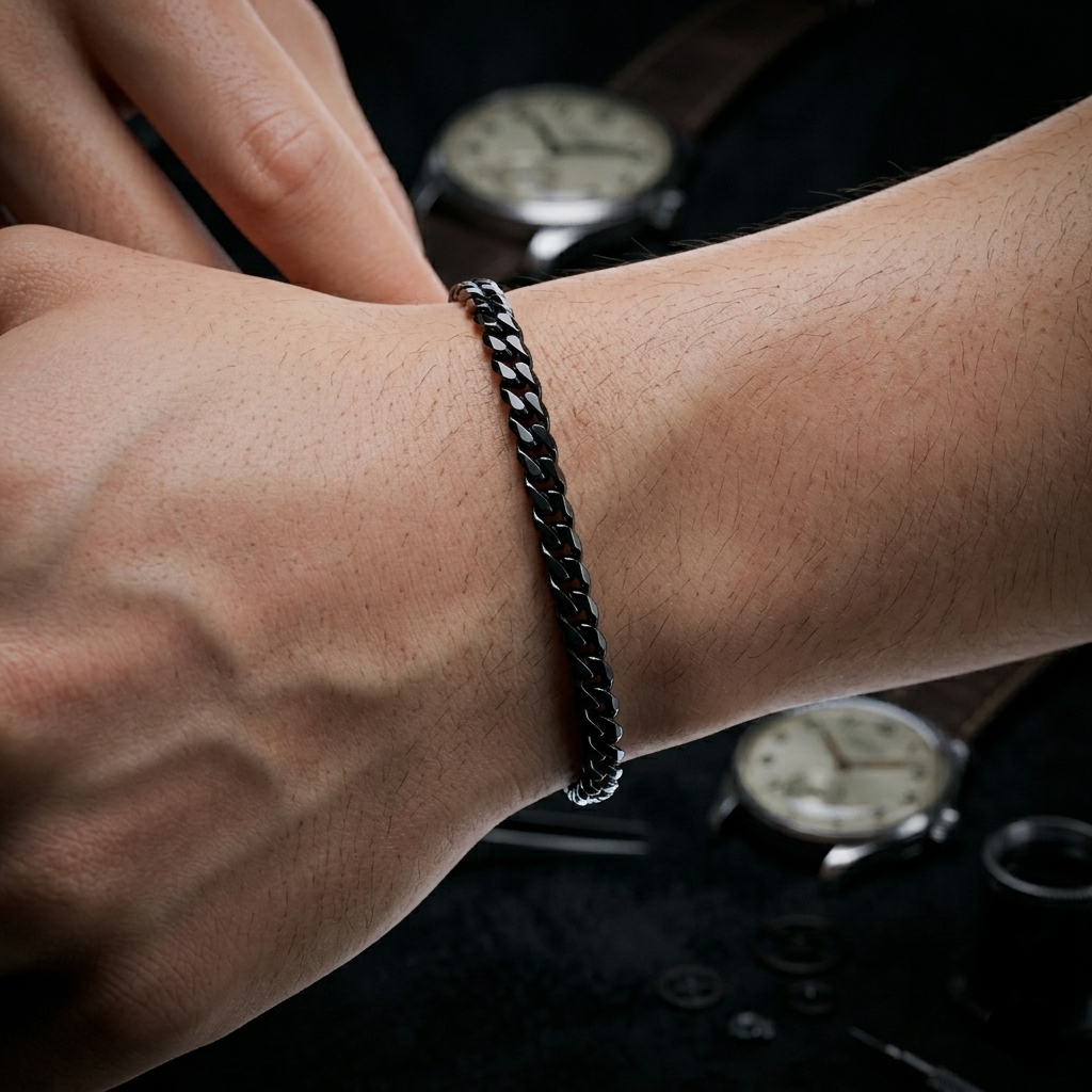 CADENA Armband – Kubansk Länkkedja i Guld & Silver | Sacred Valor
