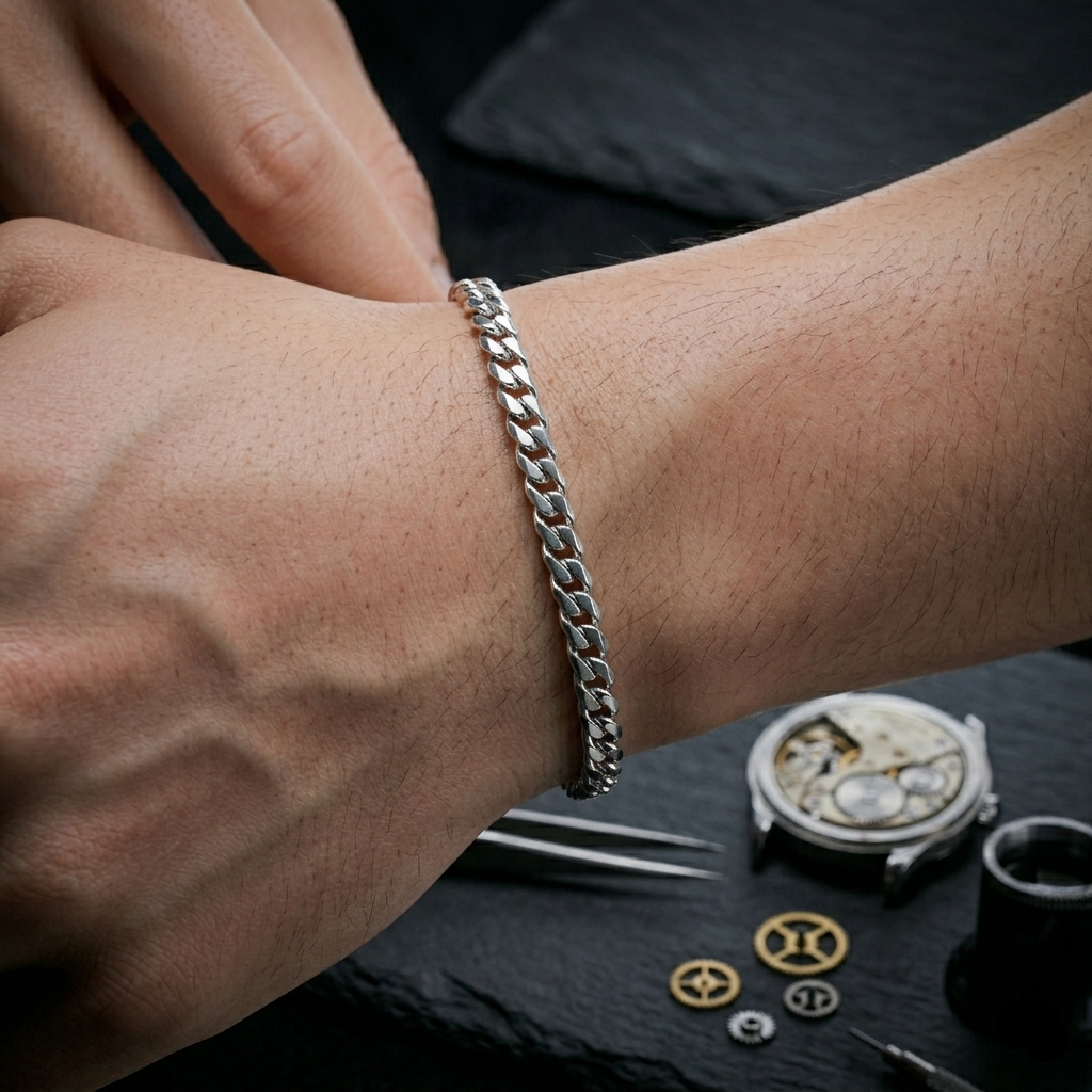 CADENA Armband – Kubansk Länkkedja i Guld & Silver | Sacred Valor