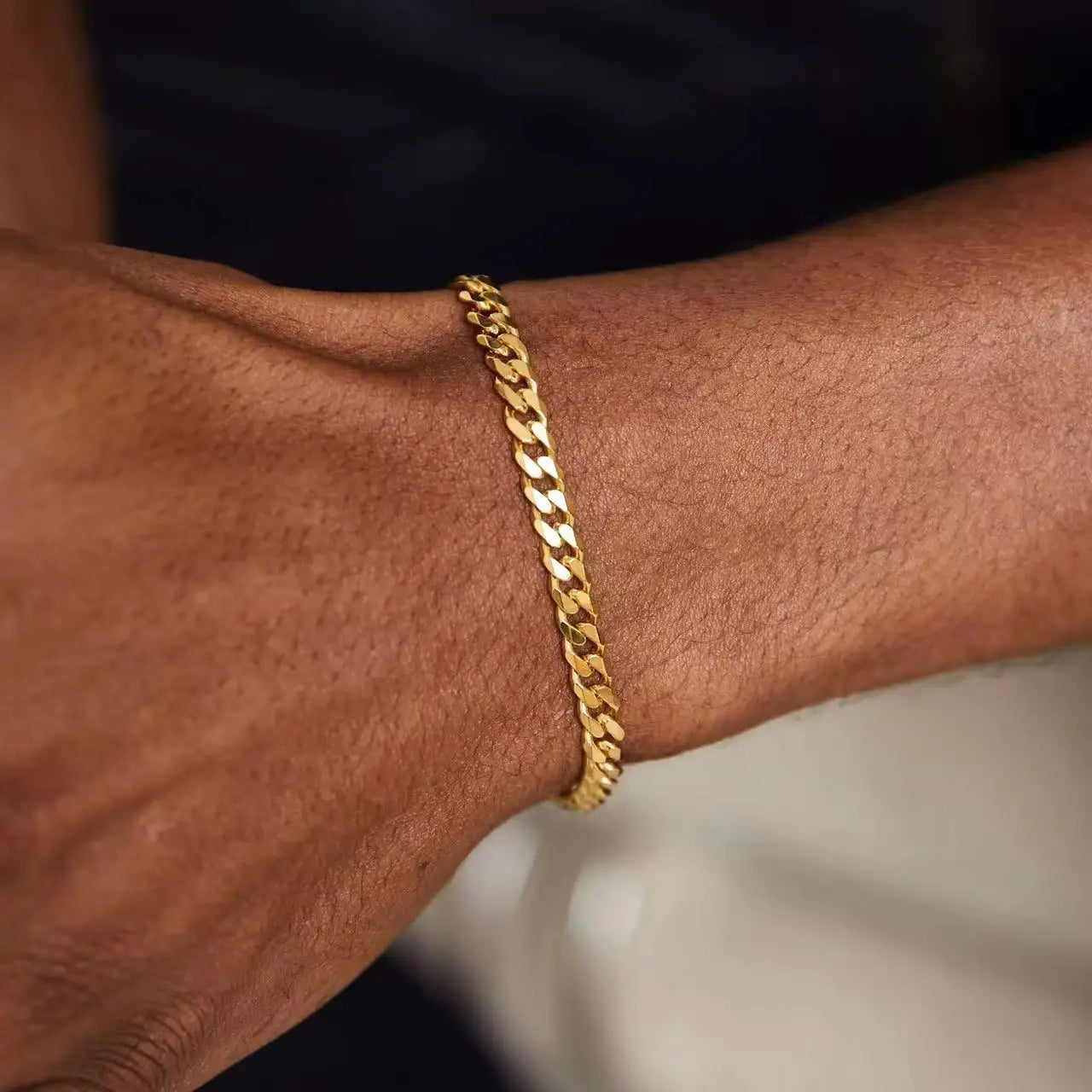 CADENA Armband – Kubansk Länkkedja i Guld & Silver | Sacred Valor