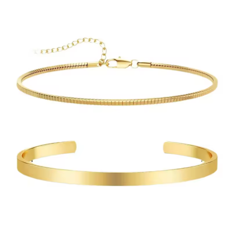 STRATA Armbandset – Staplingsbara Herrarmband i Guld & Silver | Sacred Valor