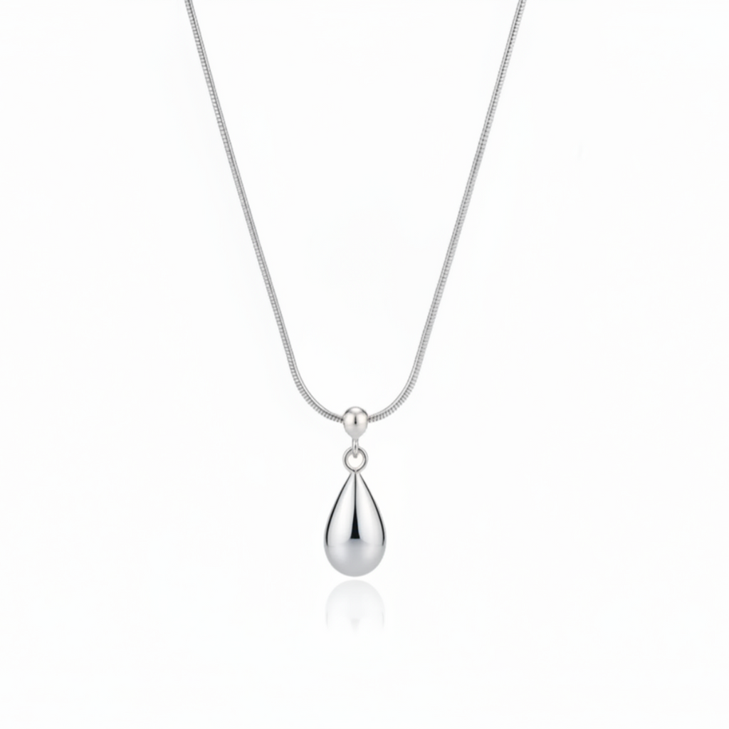 AUREL DROP Halsband – Minimalistiskt Drophänge i Guld & Silver - Sacred Valor