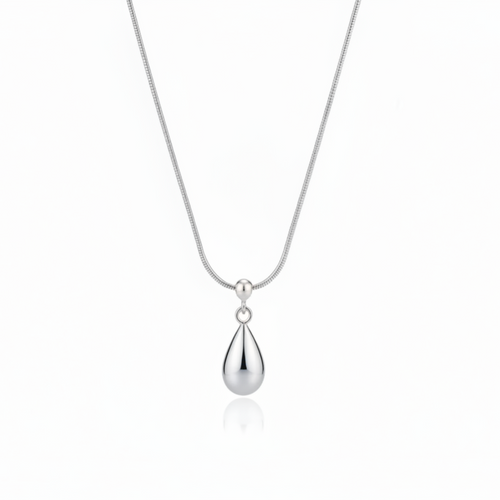 AUREL DROP Halsband – Minimalistiskt Drophänge i Guld & Silver - Sacred Valor
